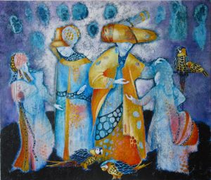 Welcoming the Children Home painting by Sibyl MacKenzie