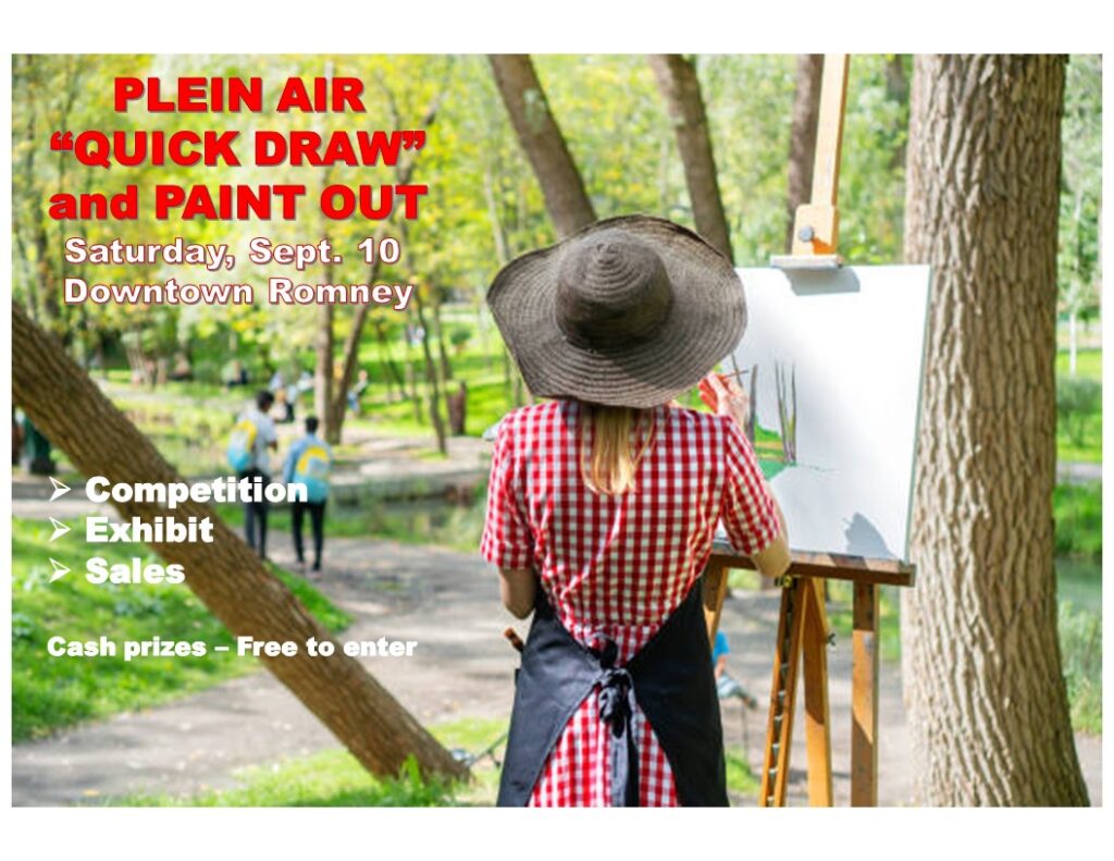 Plein Aire "Quick Draw & Paint Out" ad