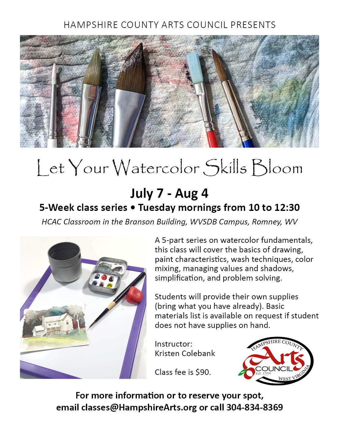 Bloom Skills Workshop Flyer